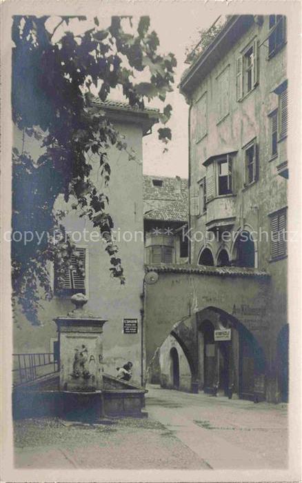 Bozen BOLZANO Suedtirol IT Brunnen Eingangstor