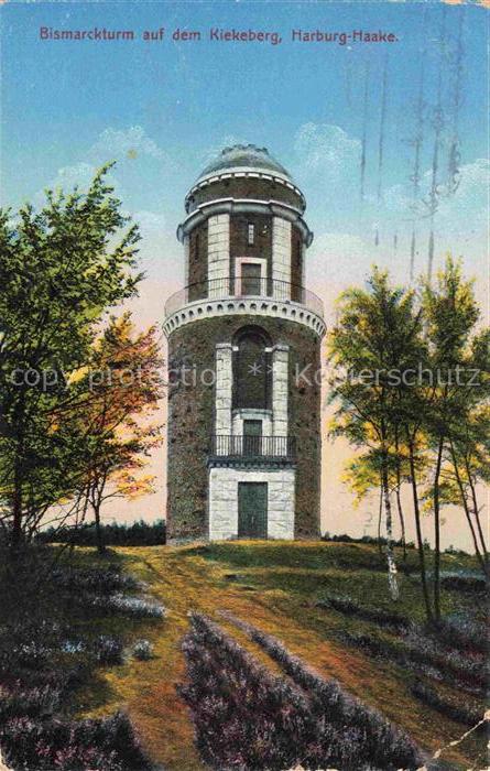 Haake Harburg Elbe Hamburg Bismarckturm auf dem Kiekeberg
