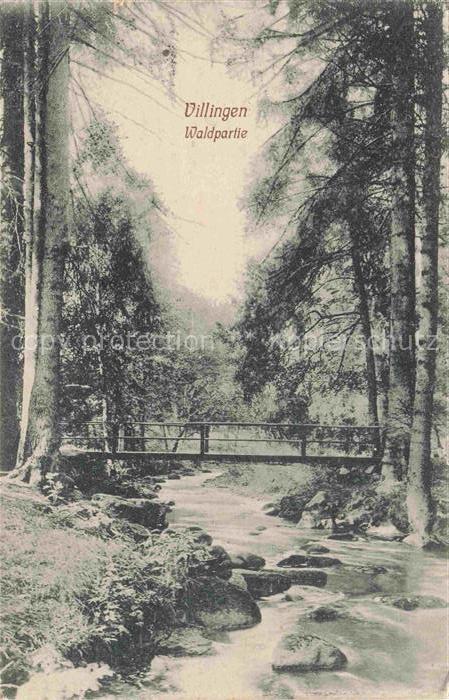 VILLINGEN -SCHWENNINGEN BW Waldpartie Feldpost