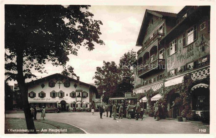 OBERAMMERGAU Bayern Am Hauptplatz