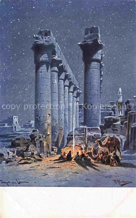 LUXOR Louqsor Louksor Egypt Tempelruinen
