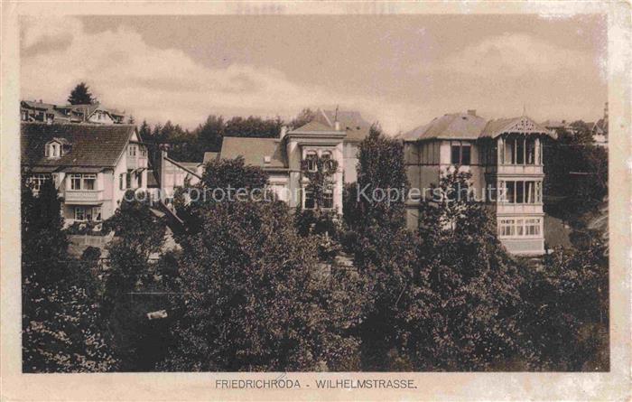 Friedrichroda Thueringen Wilhelmstrasse