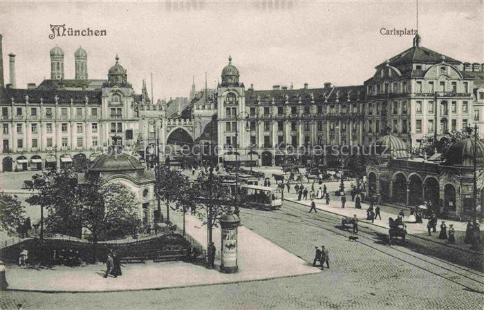 Muenchen Bayern Carlsplatz