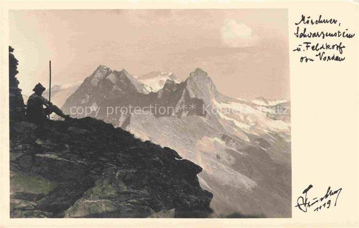 Moerchner Grosser Moerchner 3285m Zillertal Tirol AT Gebirgspanorama Schwarzenst