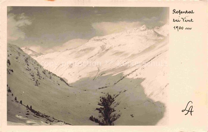 Vent  oetztal Tirol AT Winterpanorama Rofental oetztaler Alpen