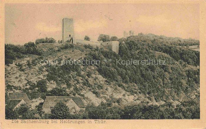 Heldrungen Blick zur Sachsenburg