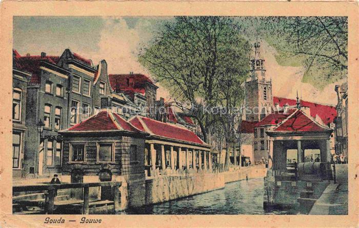 GOUDA NL Partie am Kanal