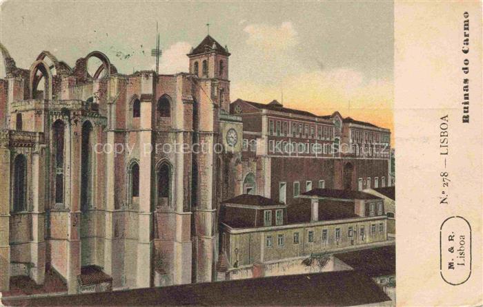 LISBOA Lisbon Lissabon Lisbonne PT Ruinas do Carmo