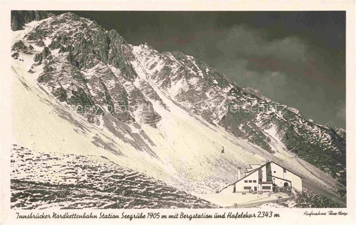 INNSBRUCK Tirol AT Innsbrucker Nordkettenbahn Station Seeg
