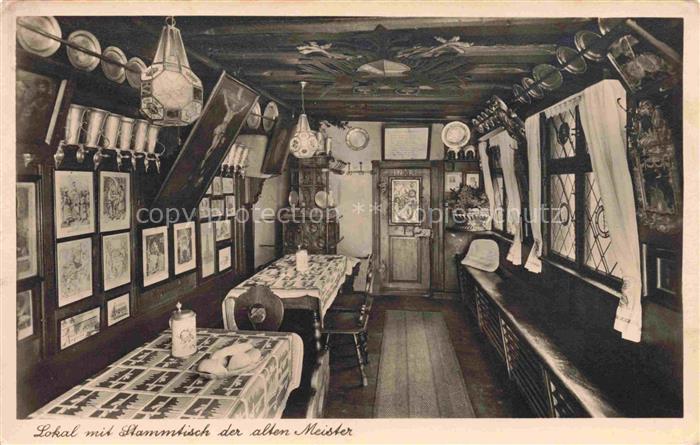 NueRNBERG CITY Bratwurstloecklein zu Nuernberg Lokal mit Stammtisch