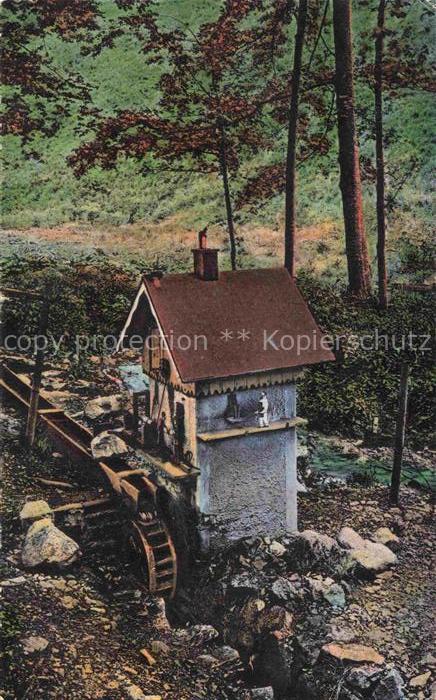 Goerbersdorf  Sokolowsko Schlesien PL Waldmuehle im Buettnergrund