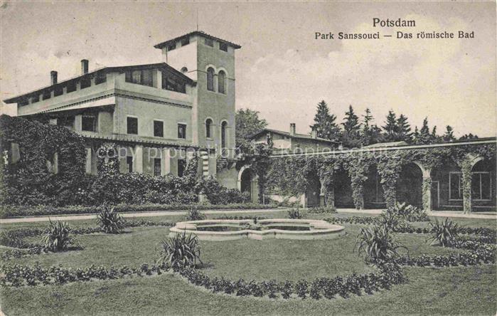 POTSDAM CITY Park Sanssouci Das roemische Bad