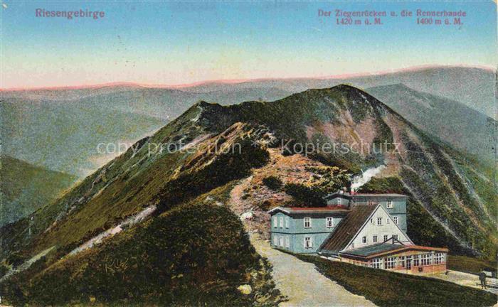 Spindleruv Mlyn Spindelmuehle Riesengebirge CZ Panorama Ziegenruecken Bergbaude