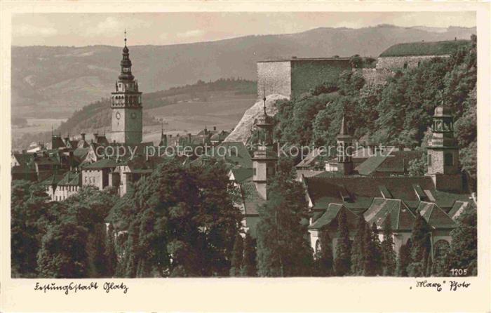 Glatz Klodzko Niederschlesien PL Stadtpanorama Festungsstadt