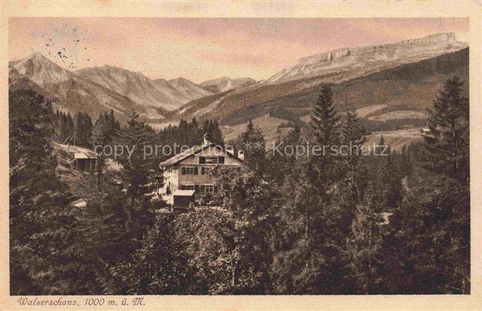 Riezlern Kleinwalsertal Vorarlberg Walserschanz Grenzgasthof Alpen