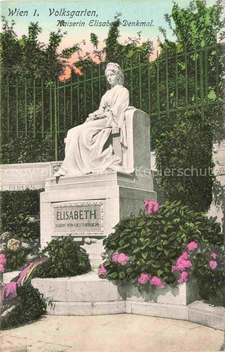 WIEN AT Volksgarten Kaiserin Elisabeth-Denkmal