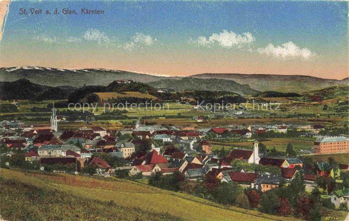 St Veit Glan Kaernten AT Panorama