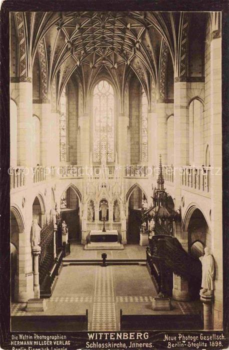 WITTENBERG  Lutherstadt Schlosskirche Serie Die Welt in Photographien von Joseph
