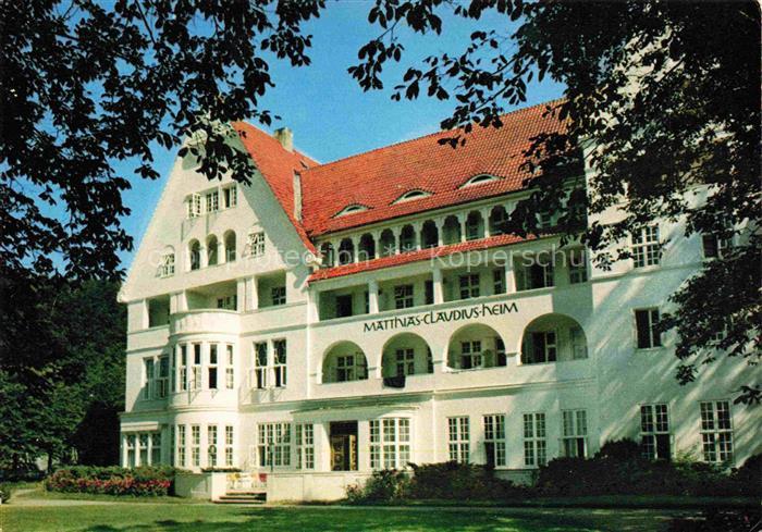 Gluecksburg  Ostseebad Matthias-Claudius-Heim Evangelisches Erholungsheim