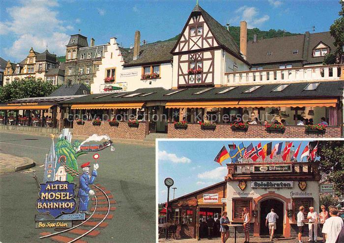 BERNKASTEL-KUES Berncastel Terrassen-Restaurant Alter Moselbahnhof