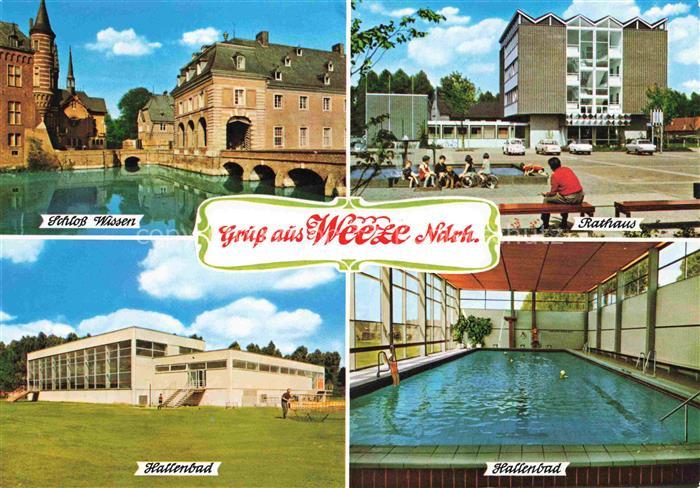 Weeze Schloss Wissen Rathaus Hallenbad