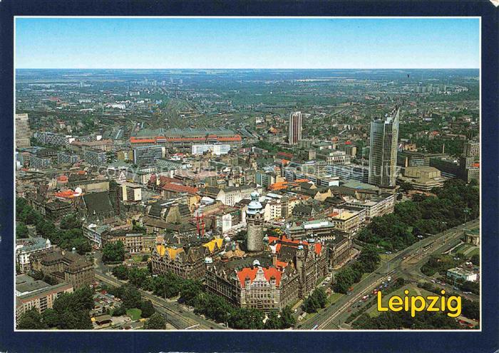 LEIPZIG Sachsen Stadtpanorama Messestadt