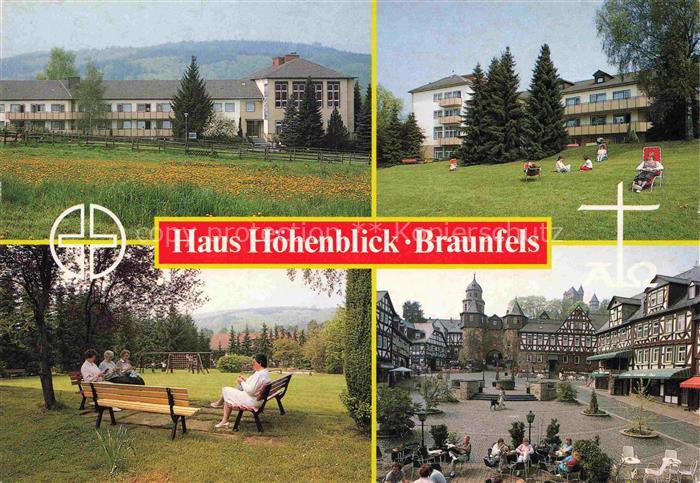 Braunfels Haus Hoehenblick Christliches Erholungsheim Garten Stadtzentrum Altsta