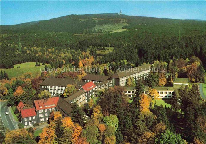 Clausthal-Zellerfeld Goslar Panorama mit Fachklinik Erbprinzentanne LVA Hannover