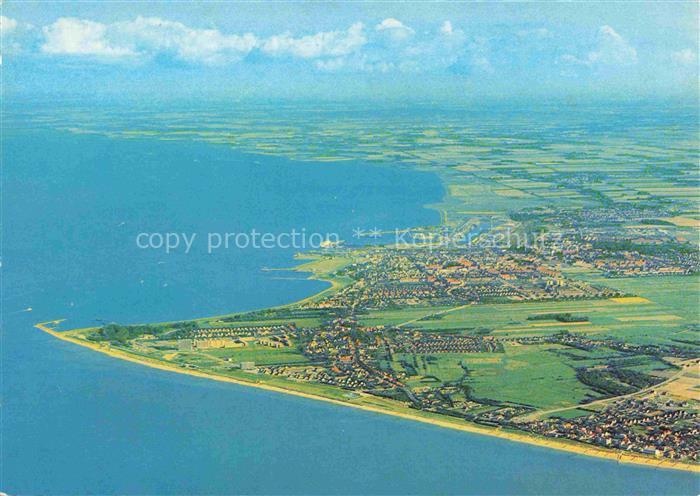 CUXHAVEN Nordseebad Panorama mit Doese Duhnen und Waldbad Sahlenburg
