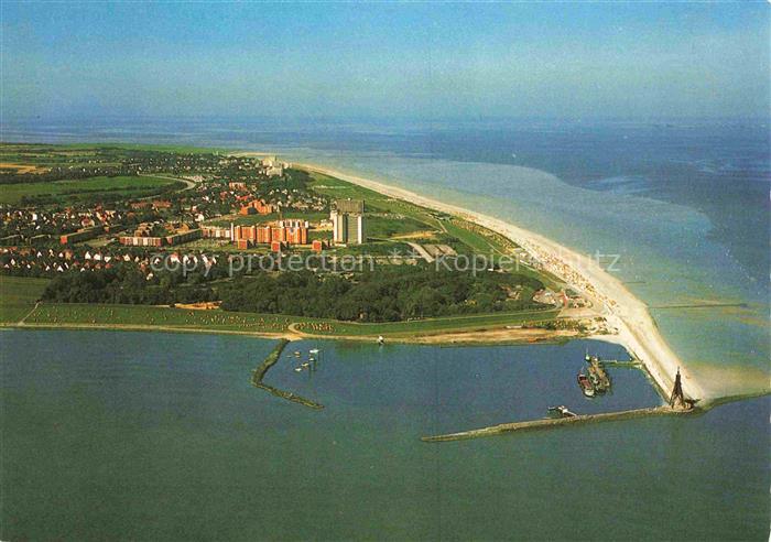 Doese CUXHAVEN Panorama Nordseeheilbad Kugelbake