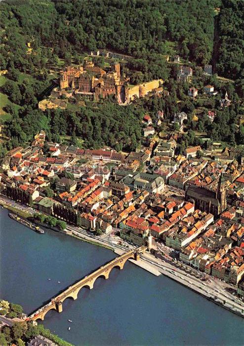 HEIDELBERG Neckar Schloss Alte Bruecke Heiliggeist