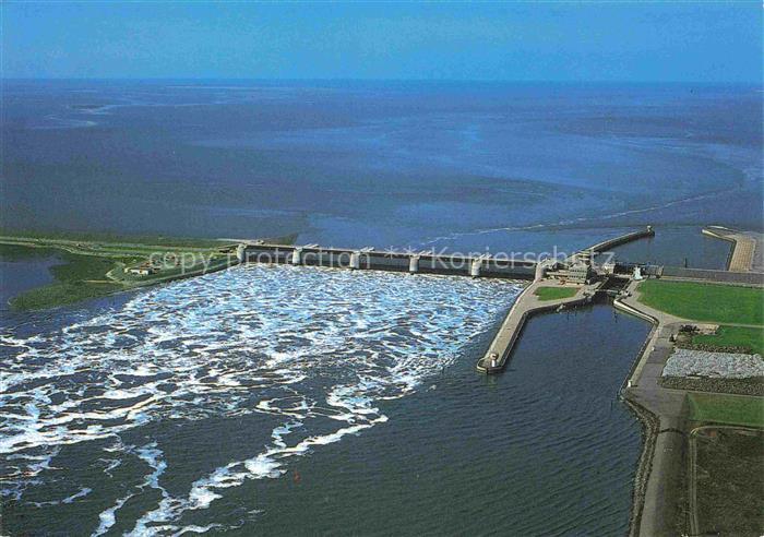 Toenning Nordseebad Eidersperrwerk mit Abschlussdamm