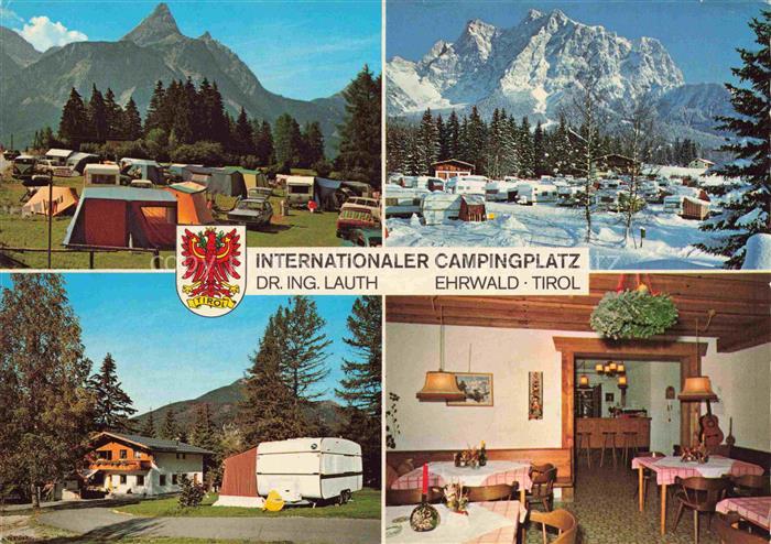 Ehrwald Tirol AT Sommer- und Wintercampingplatz Gaestehaus Gaststube Zugspitze W