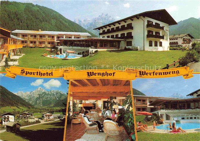 Werfenweng Pinzgau-Pongau AT Sporthotel Wenghof Swimming Pool Alpenpanorama