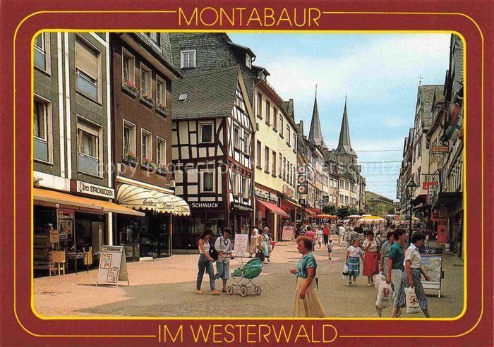 Montabaur Westerwald Fussgaengerzone