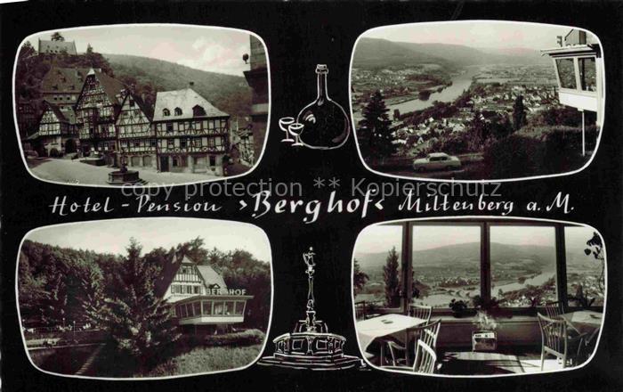 MILTENBERG Main Hotel Pension Berghof Cafe Panorama