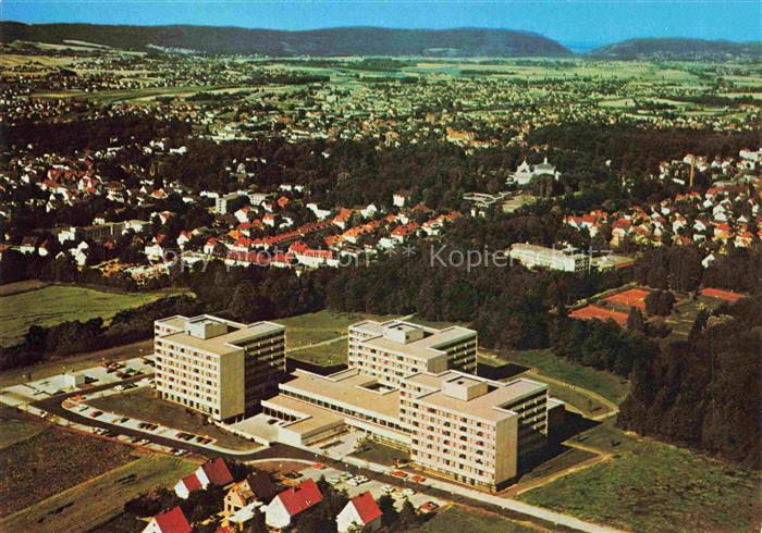 BAD OEYNHAUSEN Kurklinik Fliegeraufnahme