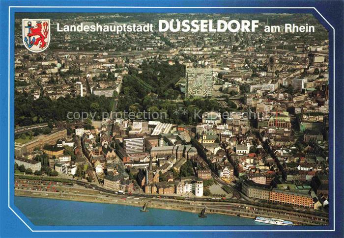 DuessELDORF  CITY Fliegeraufnahme