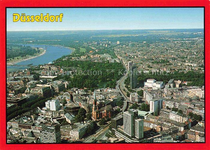 DuessELDORF  CITY Fliegeraufnahme