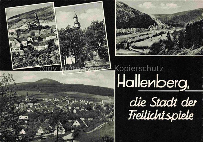 Hallenberg Teilansichten Panorama