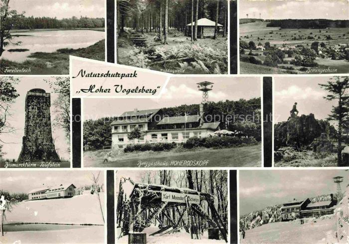 Hoherodskopf Schotten Hessen Naturschutzpark Hoher Vogelsberg Forellenteich Bism