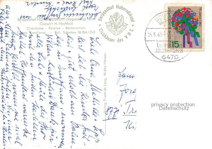 Hoherodskopf Schotten Hessen Naturschutzpark Hoher Vogelsberg Forellenteich Bism – Bild 2