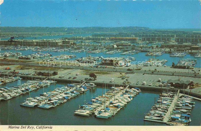 Marina Del Rey California Fliegeraufnahme