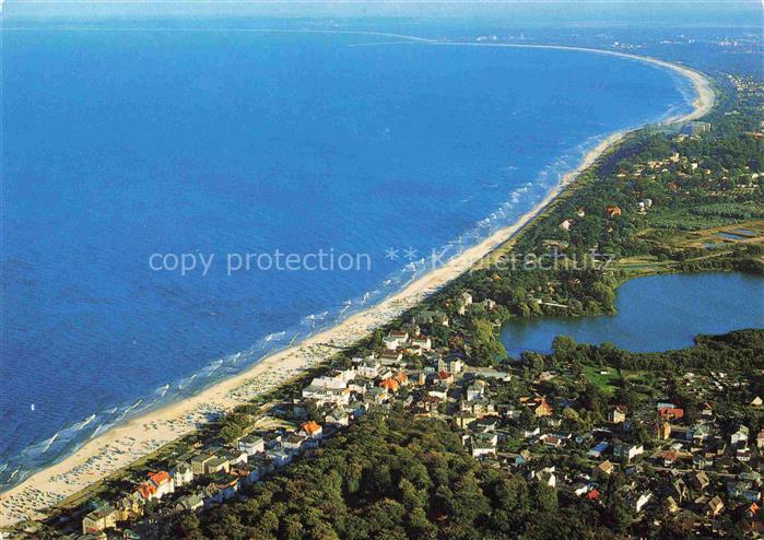 BANSIN Ostseebad Heringsdorf Fliegeraufnahme mit Heringsdorf Ahlbeck Usedom