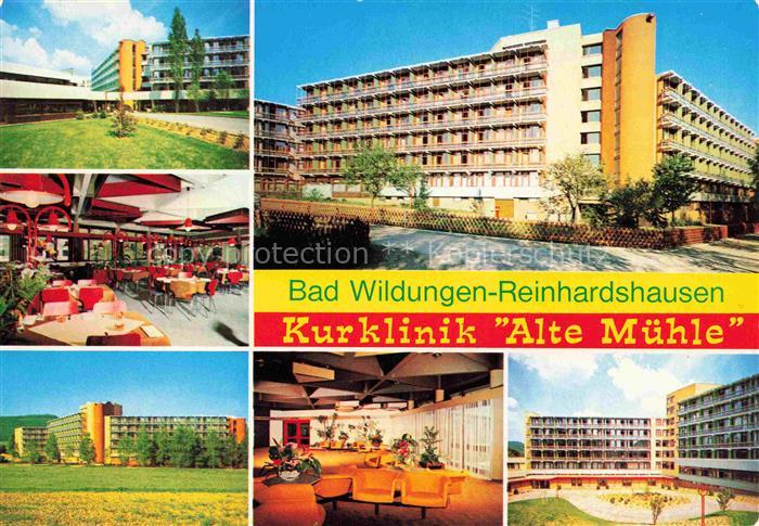 Reinhardshausen Bad Wildungen Kurklinik Alte Muehle Teilansichten Speisesaal