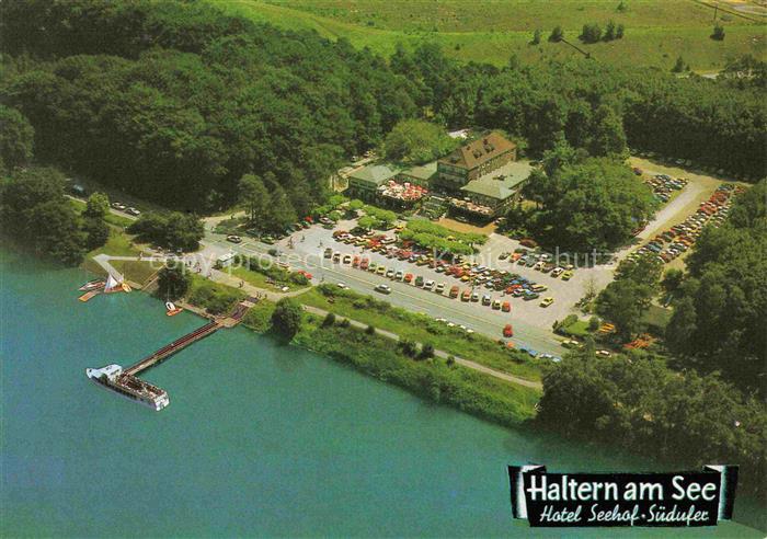 Haltern See Hotel Seehof Suedufer Fliegeraufnahme