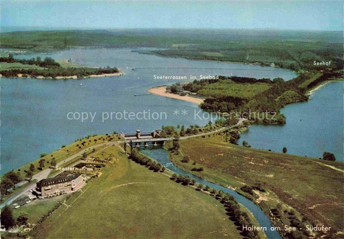 Haltern See Suedufer Seeterrassen Seehof Fliegeraufnahme