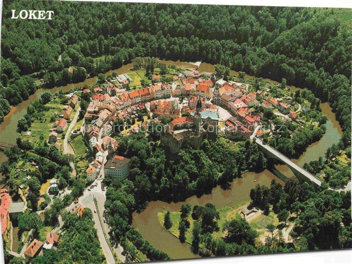 Loket Elbogen Czechia Fliegeraufnahme