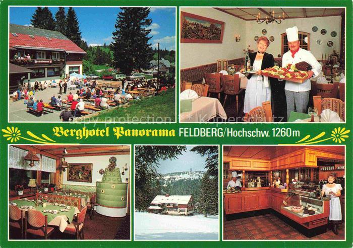 Feldberg 1450m Schwarzwald Berghotel Panorama Freiterrasse Gastraeume Theke