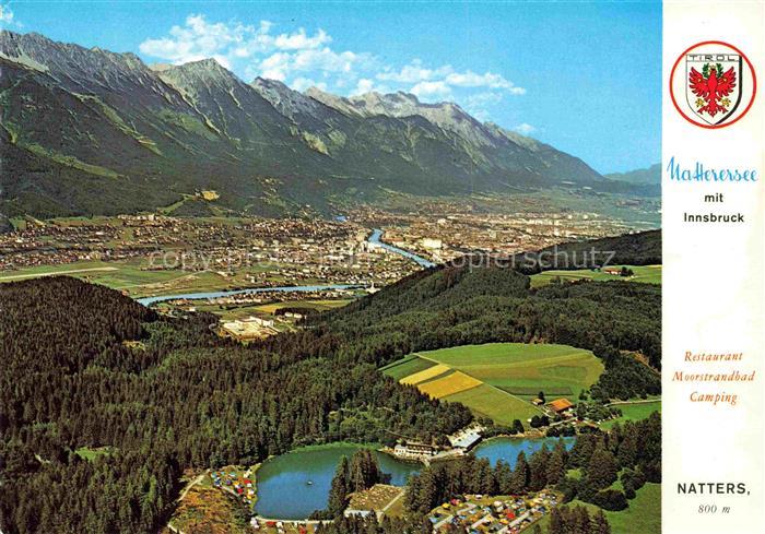Natters Tirol AT Fliegeraufnahme mit Natterer See